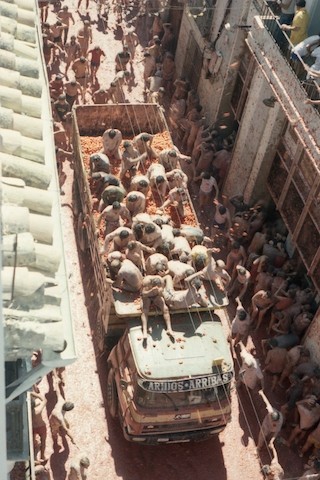 The Tomatina Tomato-throwing Festival of the Spanish   - ảnh 3